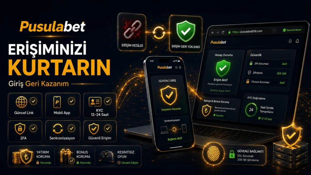 Erişiminizi Kurtarın ve giriş Geri Kazanım Seçeneklerini Kullanın