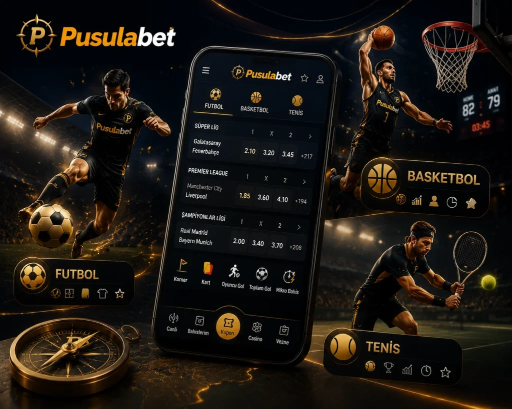 Futbol, Basketbol ve Tenis bahis Marketlerini Tarayın