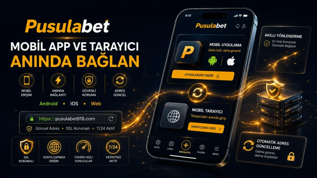 Mobil app, uygulama ve Tarayıcıyla online Anında Bağlanın